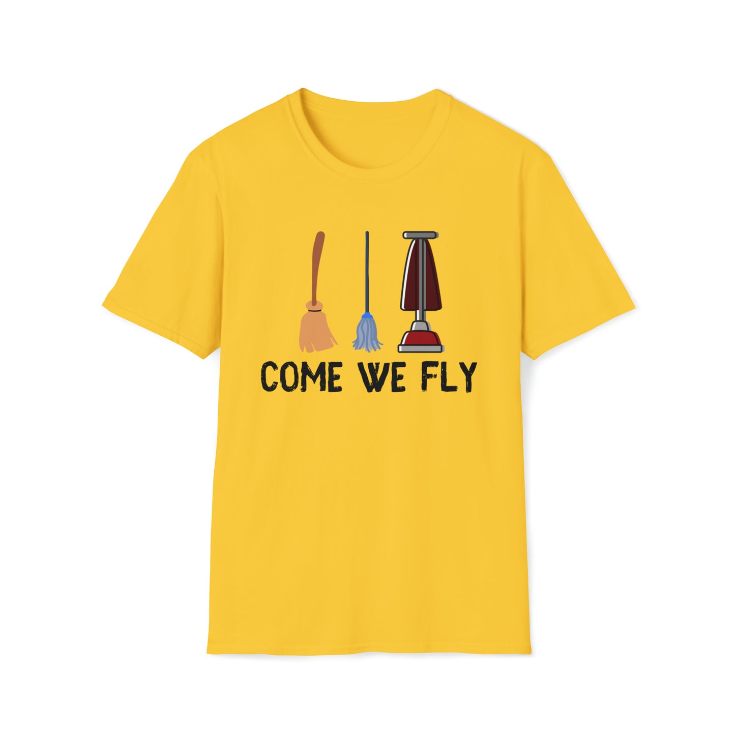 Come We Fly this Halloween Unisex Soft Tshirt | Scary Good Style