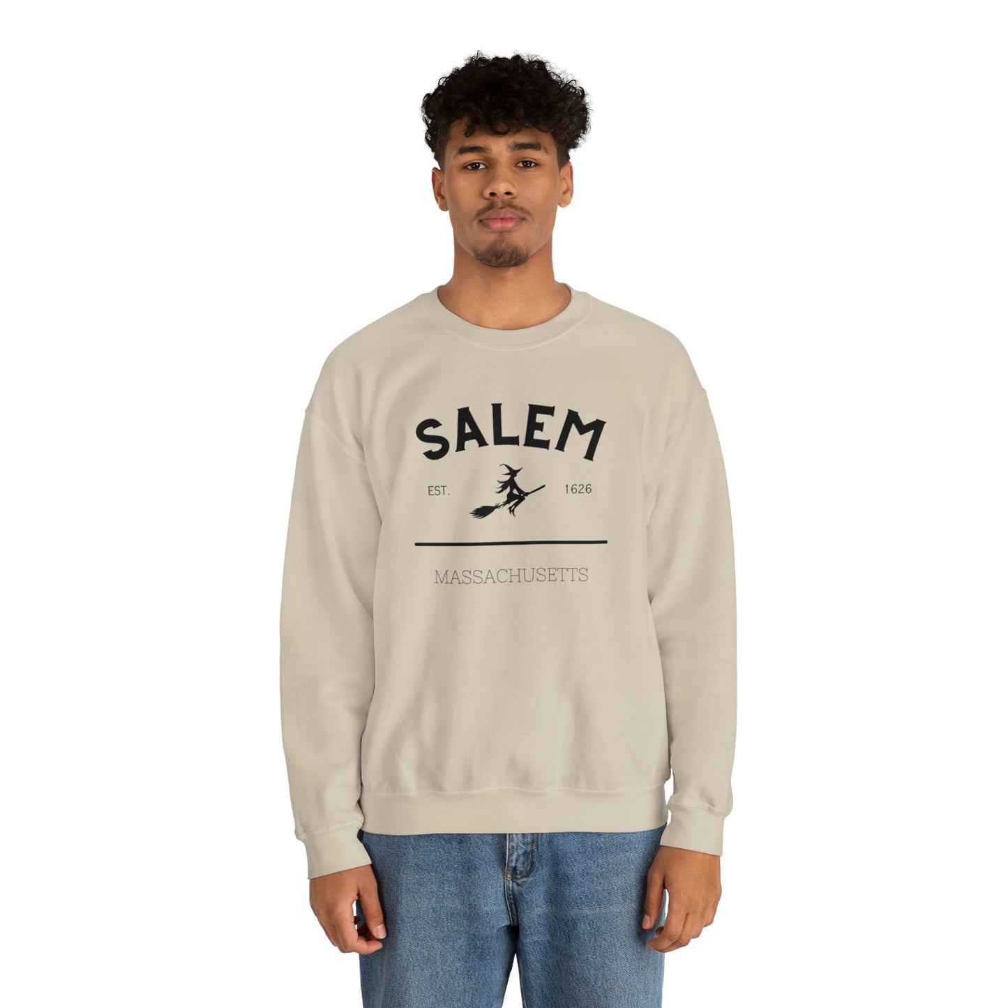 Cozy up with this enchanting Salem Mass Witch Sweatshirt - a must-have for supernatural enthusiasts!