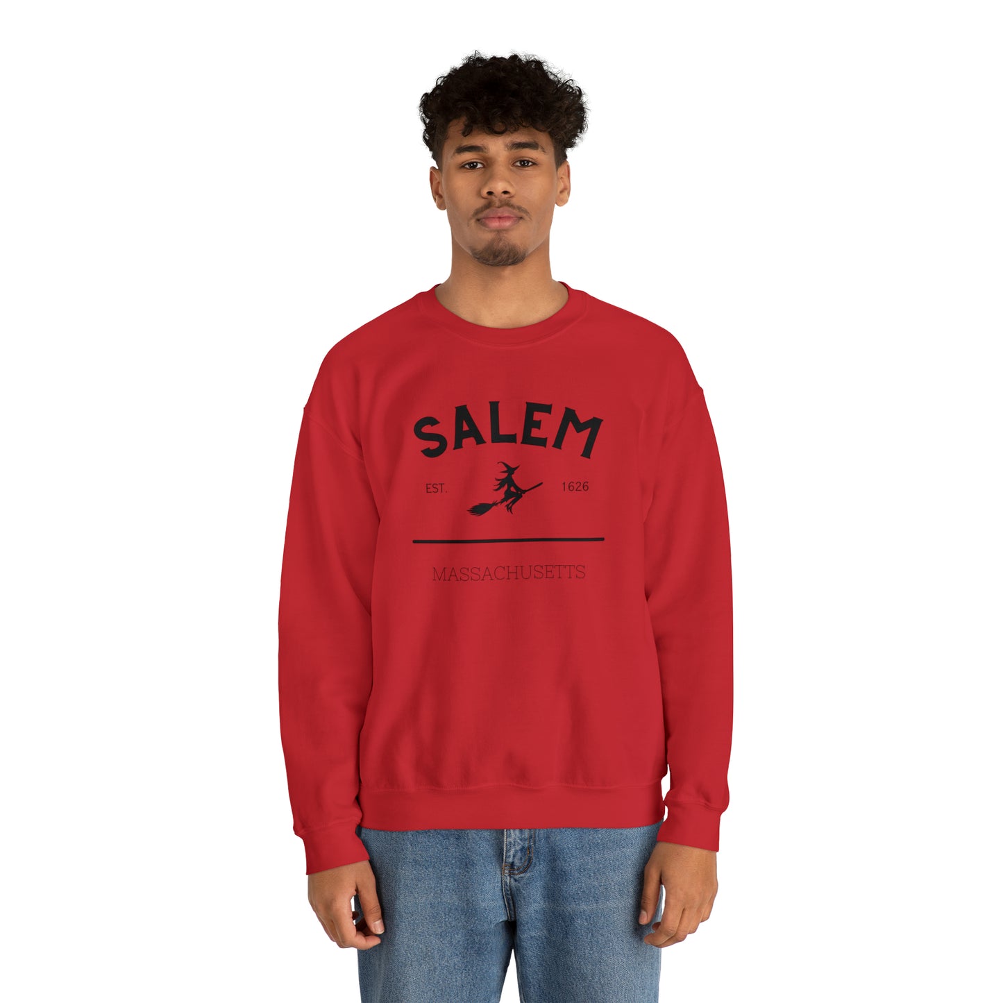 Cozy up with this enchanting Salem Mass Witch Sweatshirt - a must-have for supernatural enthusiasts!