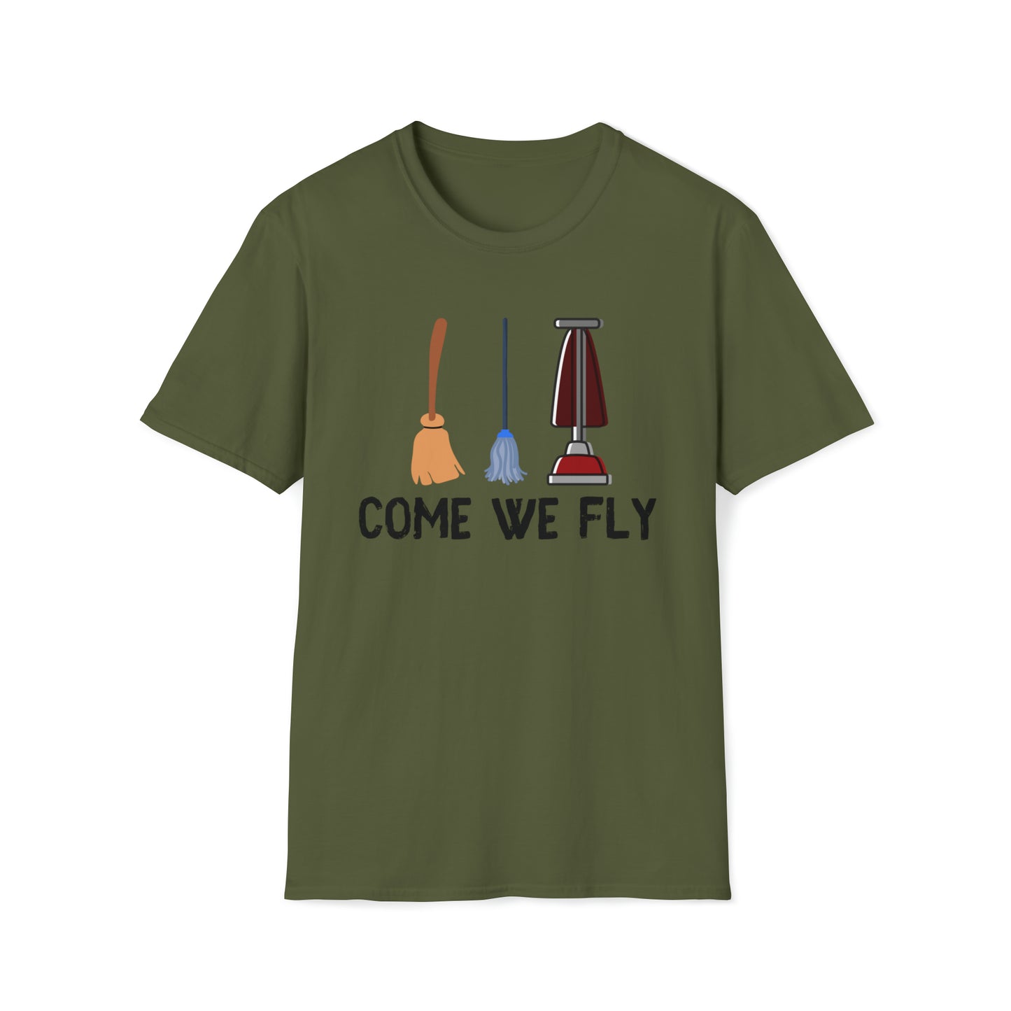 Come We Fly this Halloween Unisex Soft Tshirt | Scary Good Style