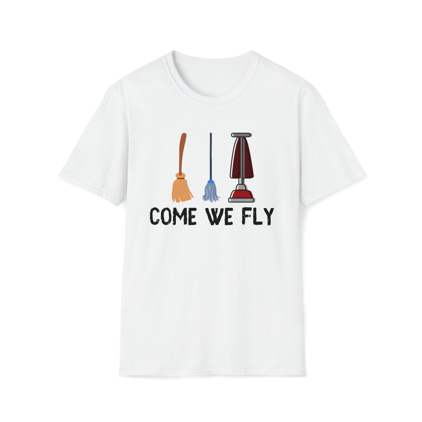 Come We Fly this Halloween Unisex Soft Tshirt | Scary Good Style