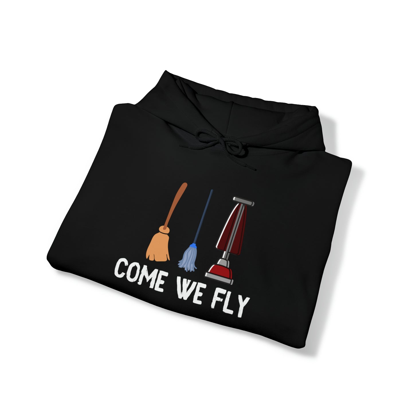 Come We Fly this Halloween Unisex Soft Hooded Sweatshirt | Scary Good Style