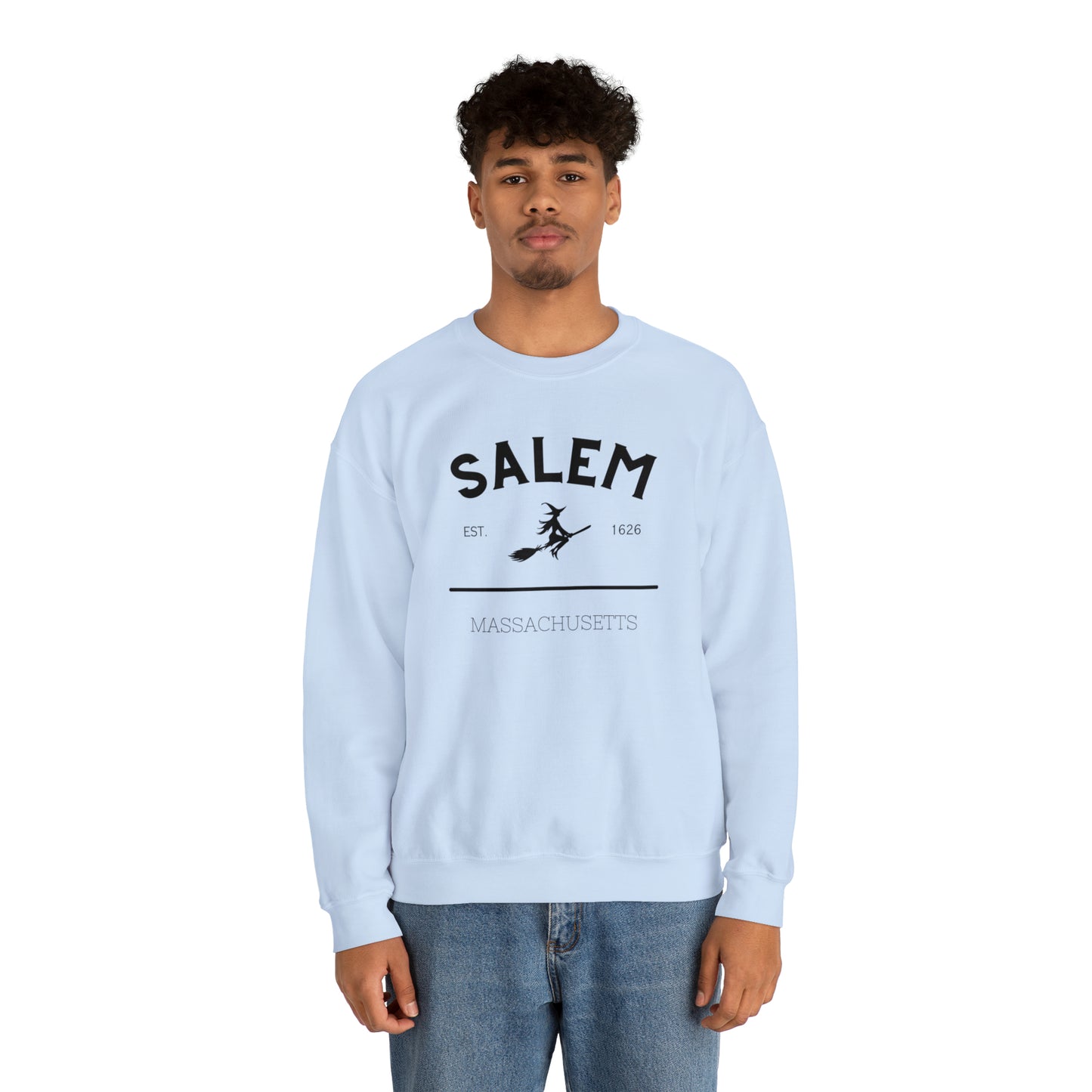 Cozy up with this enchanting Salem Mass Witch Sweatshirt - a must-have for supernatural enthusiasts!