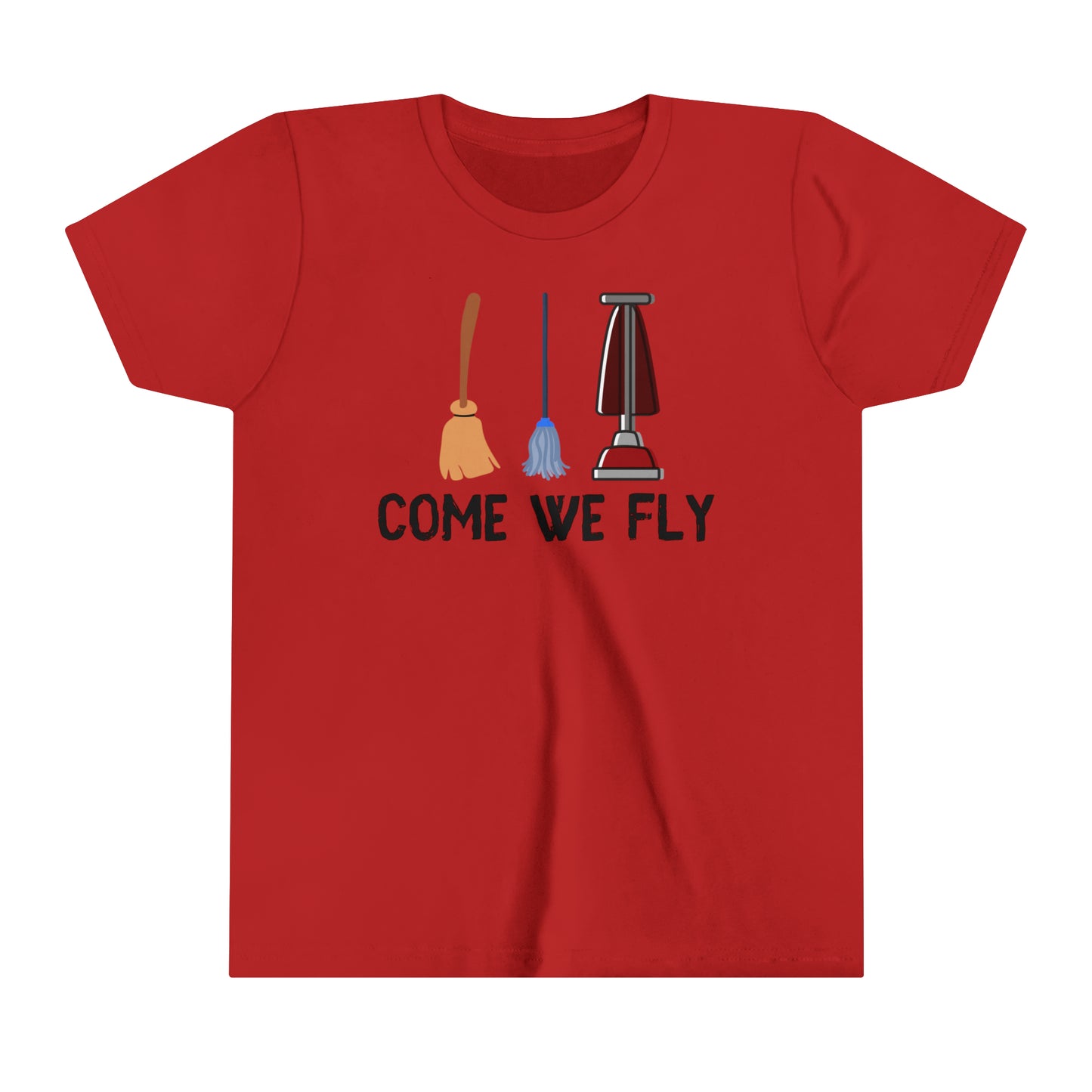 Come We Fly this Halloween Unisex Soft Kids Tshirt | Scary Good Style
