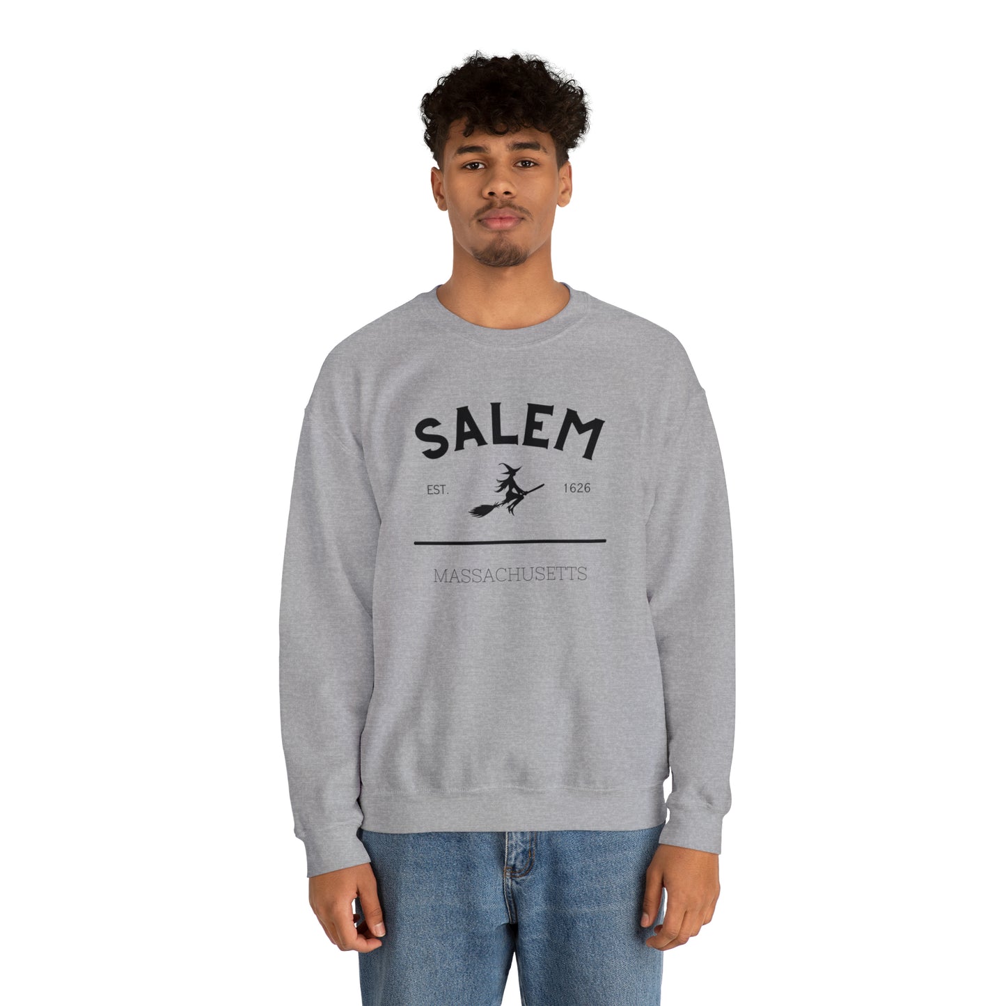 Cozy up with this enchanting Salem Mass Witch Sweatshirt - a must-have for supernatural enthusiasts!