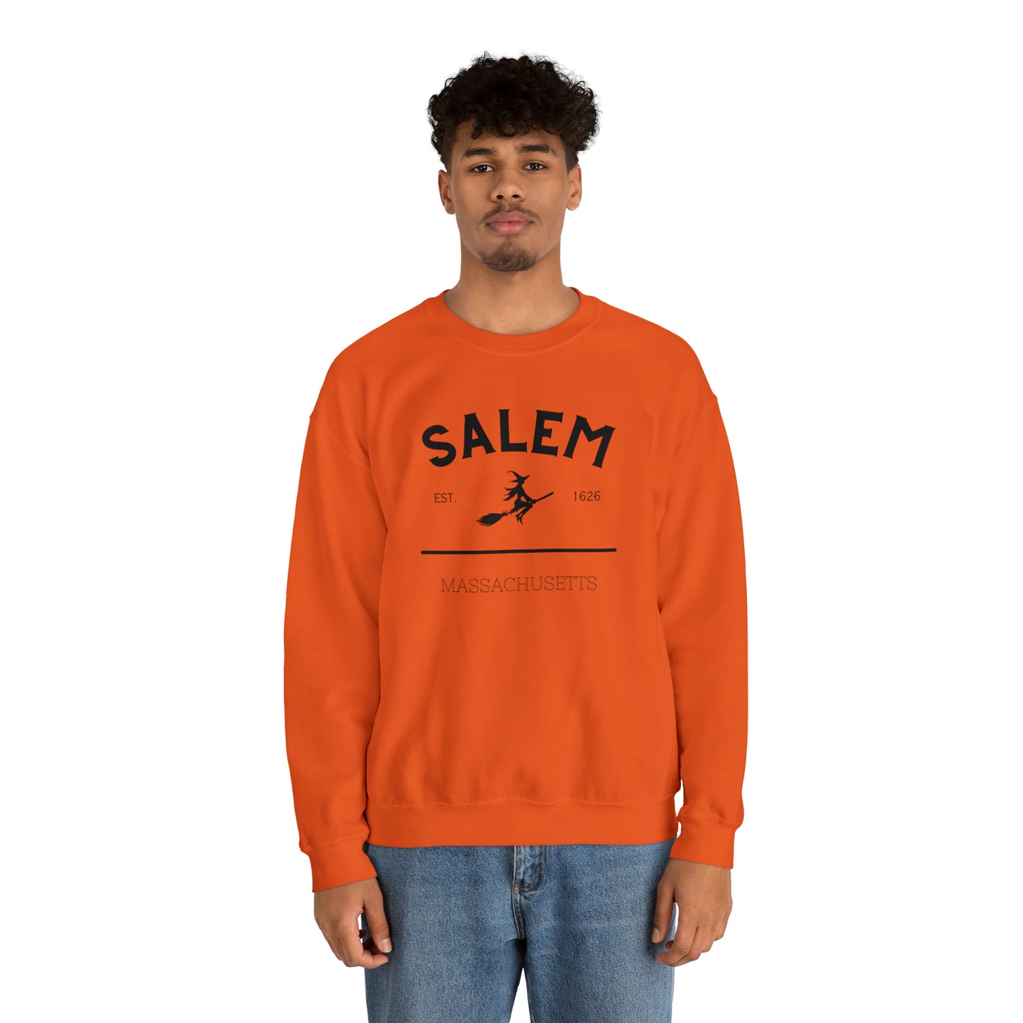 Cozy up with this enchanting Salem Mass Witch Sweatshirt - a must-have for supernatural enthusiasts!