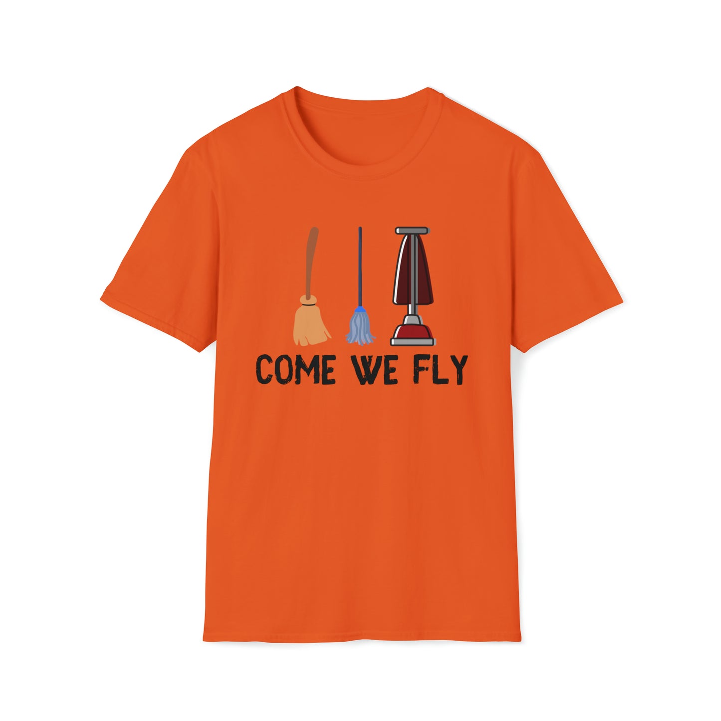Come We Fly this Halloween Unisex Soft Tshirt | Scary Good Style