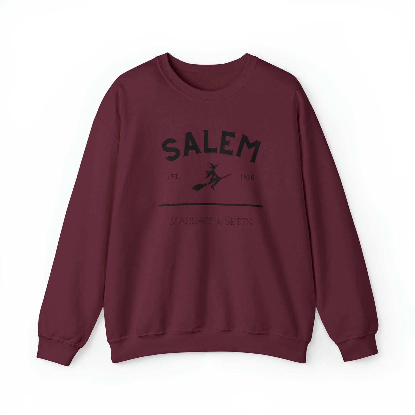 Cozy up with this enchanting Salem Mass Witch Sweatshirt - a must-have for supernatural enthusiasts!