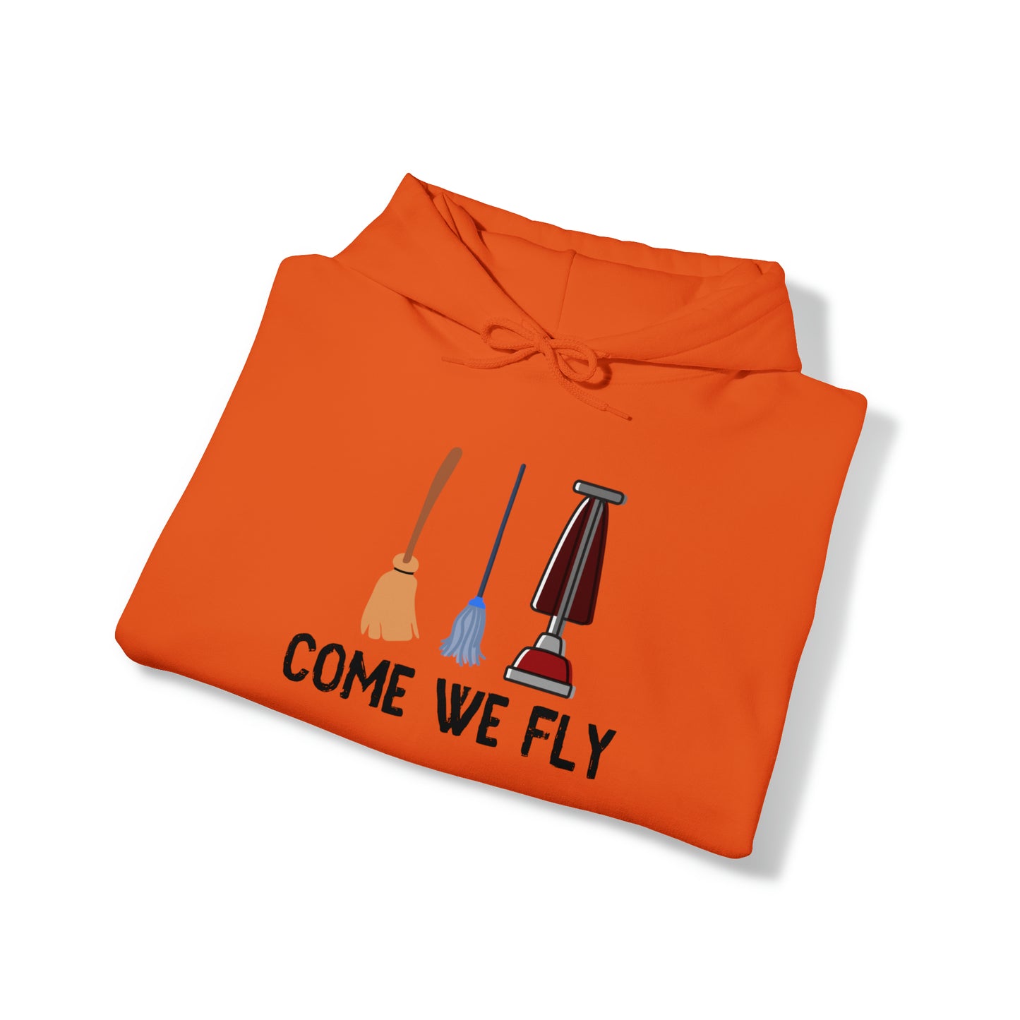 Come We Fly this Halloween Unisex Soft Hooded Sweatshirt | Scary Good Style