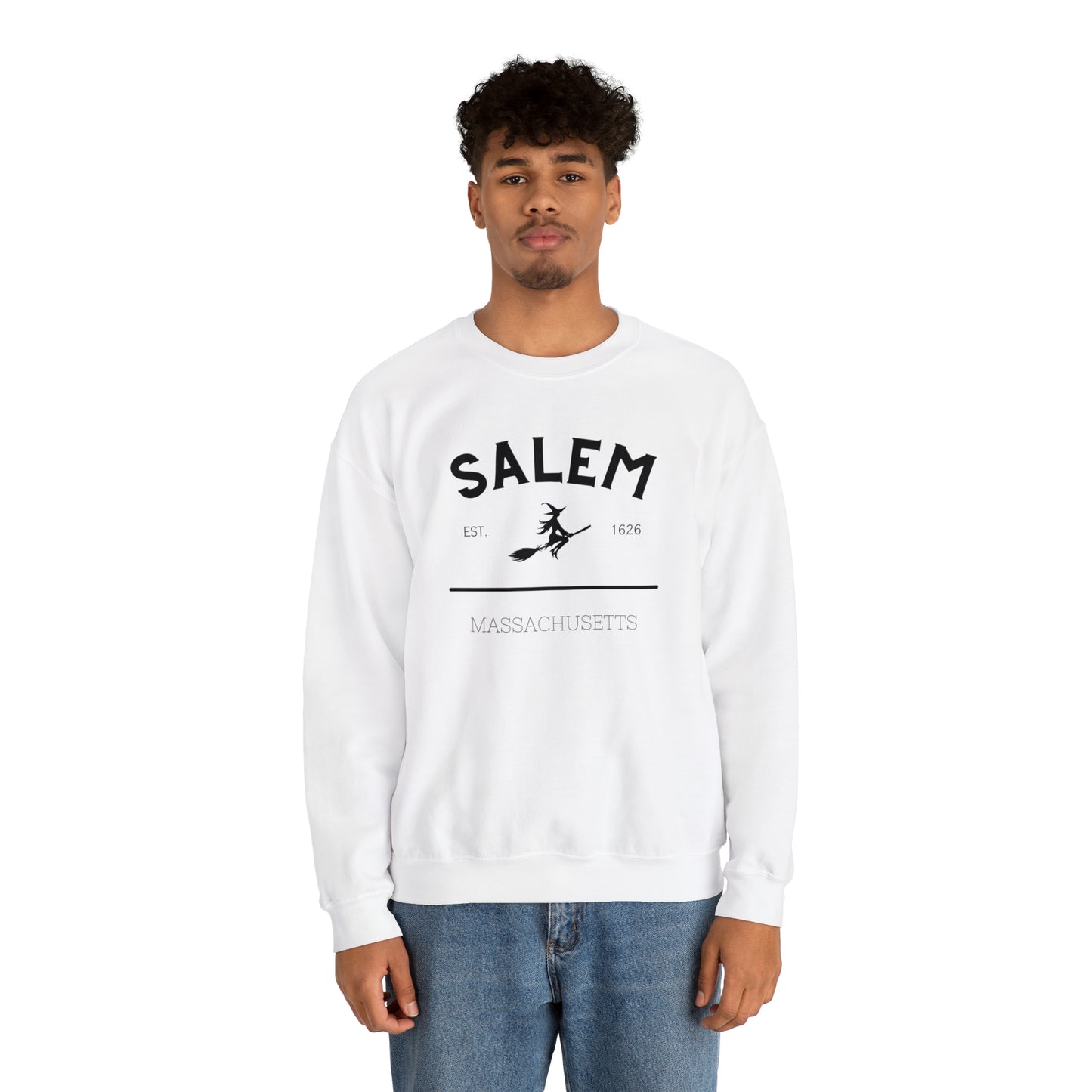 Cozy up with this enchanting Salem Mass Witch Sweatshirt - a must-have for supernatural enthusiasts!