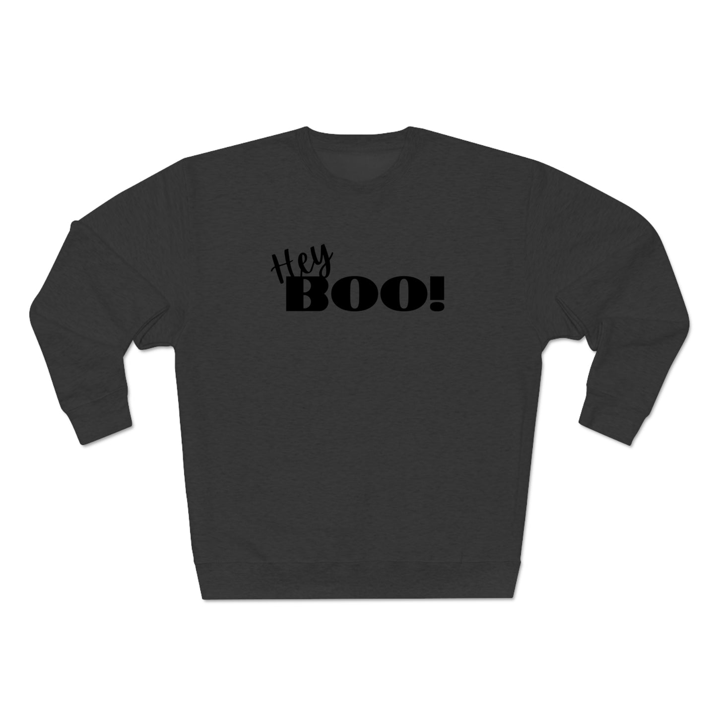 Hey Boo! Halloween Unisex Soft Crewneck Sweatshirt | Ghostly Apparel