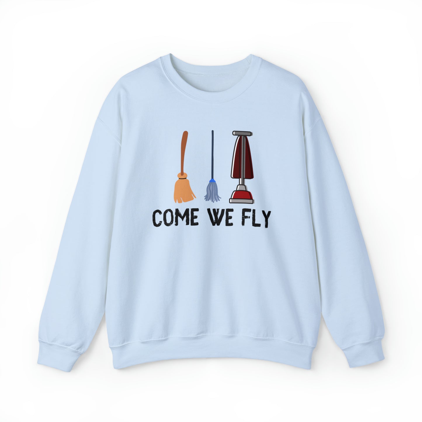 Come We Fly this Halloween Unisex Soft Crewneck Sweatshirt | Scary Good Style