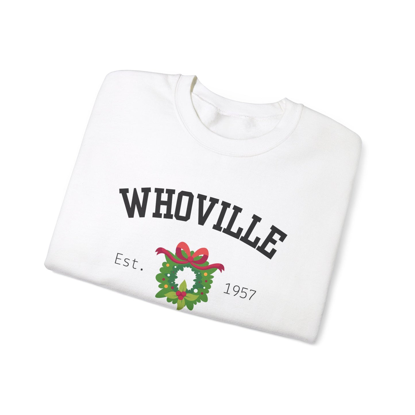 Stay Warm in Whoville - Grinch Crewneck Sweatshirt for Holiday Season