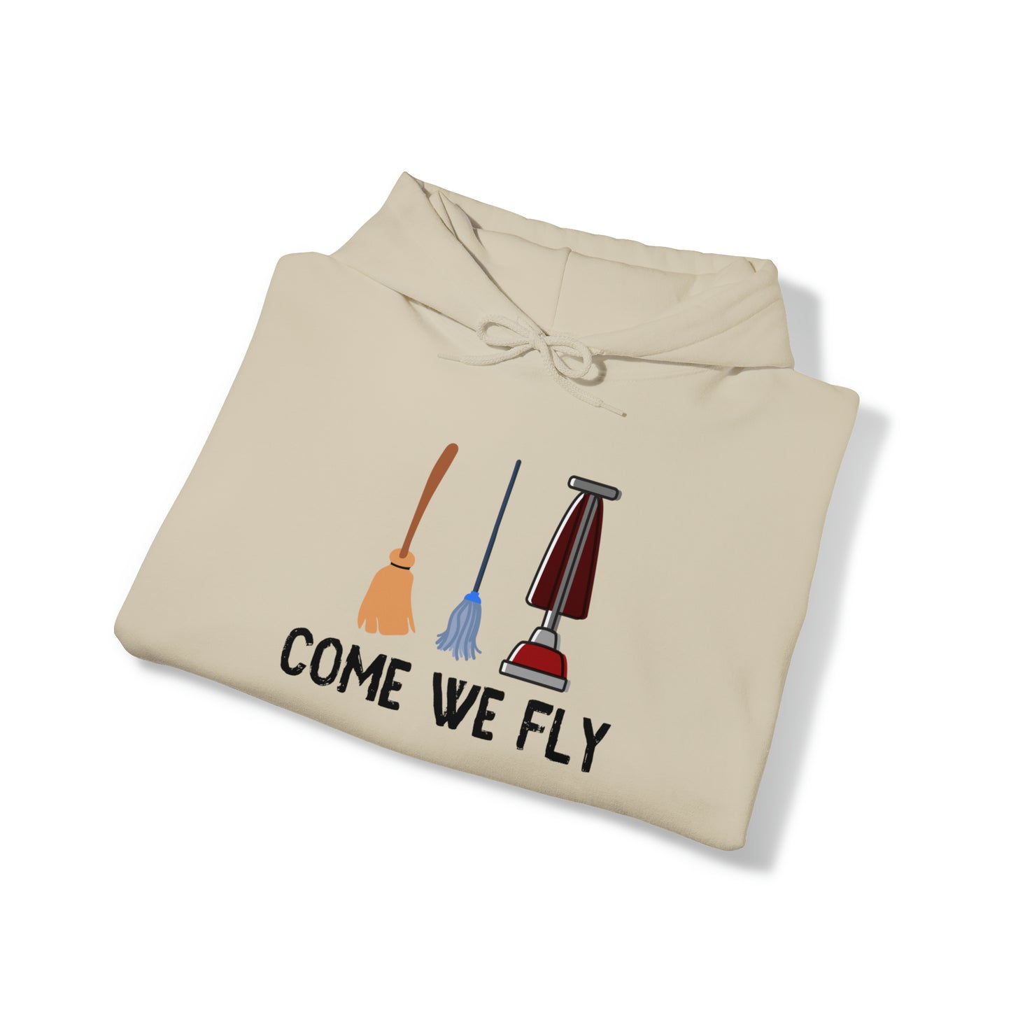 Come We Fly this Halloween Unisex Soft Hooded Sweatshirt | Scary Good Style