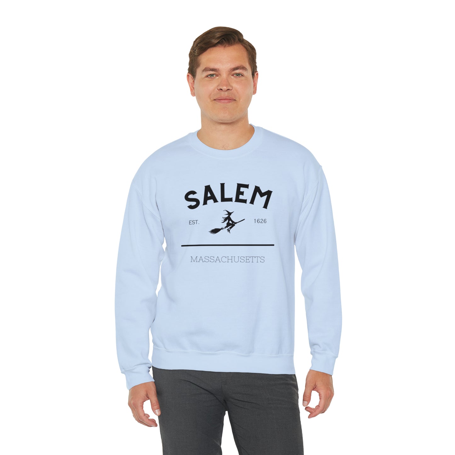 Cozy up with this enchanting Salem Mass Witch Sweatshirt - a must-have for supernatural enthusiasts!