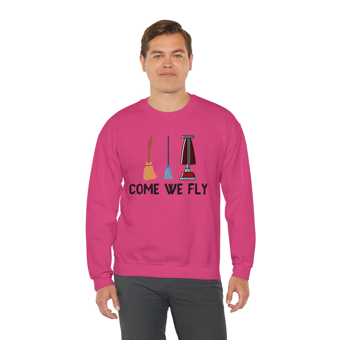 Come We Fly this Halloween Unisex Soft Crewneck Sweatshirt | Scary Good Style