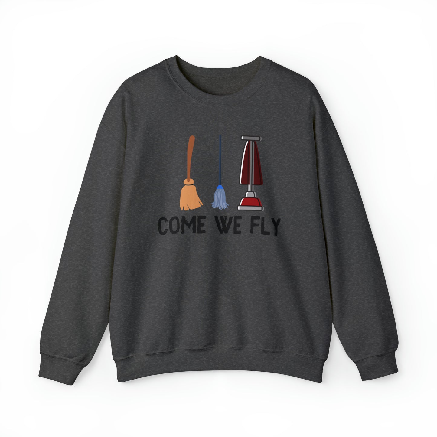 Come We Fly this Halloween Unisex Soft Crewneck Sweatshirt | Scary Good Style