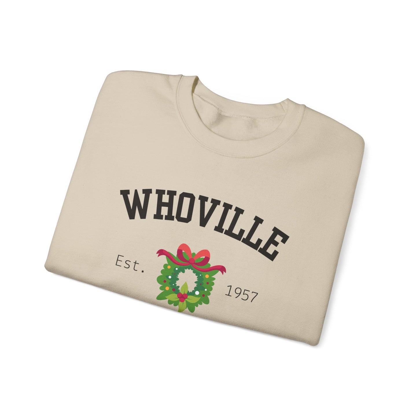 Stay Warm in Whoville - Grinch Crewneck Sweatshirt for Holiday Season