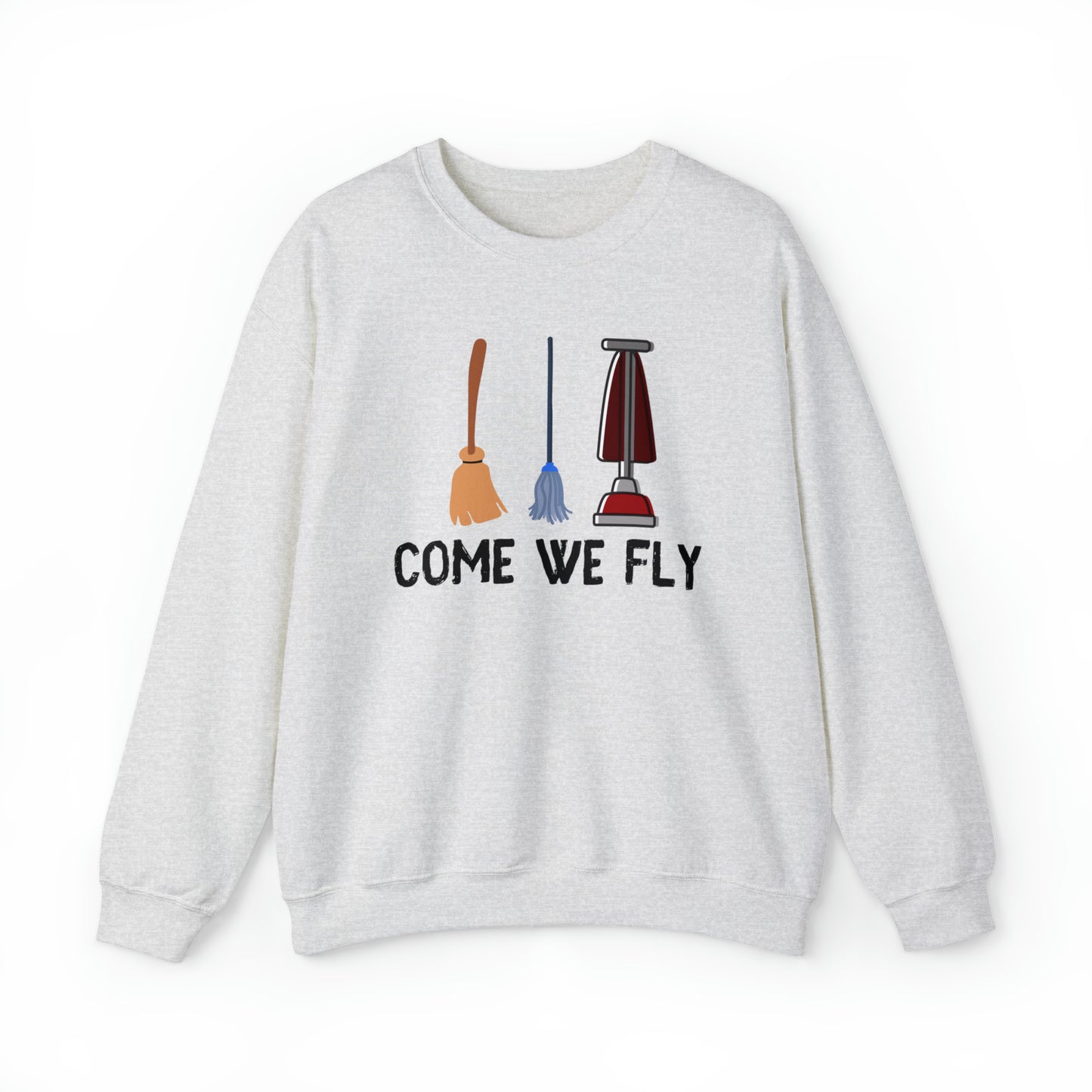 Come We Fly this Halloween Unisex Soft Crewneck Sweatshirt | Scary Good Style