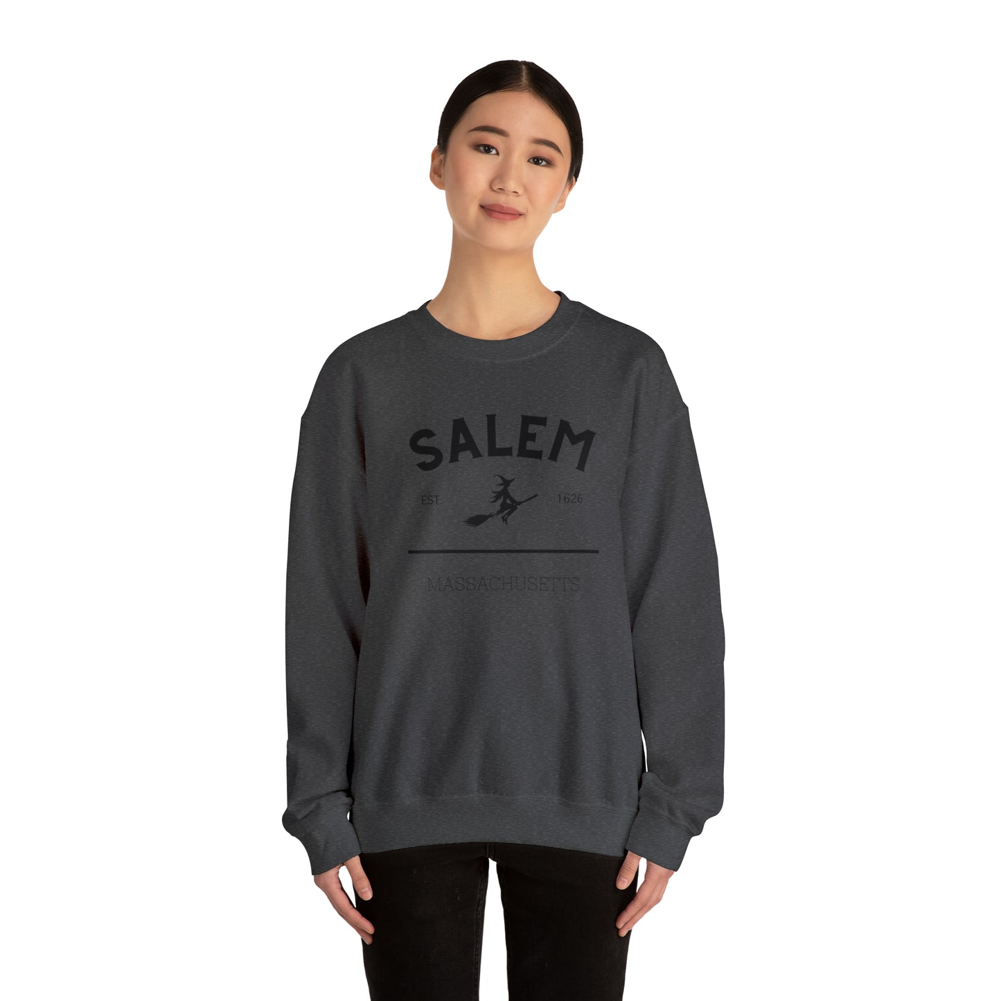 Cozy up with this enchanting Salem Mass Witch Sweatshirt - a must-have for supernatural enthusiasts!