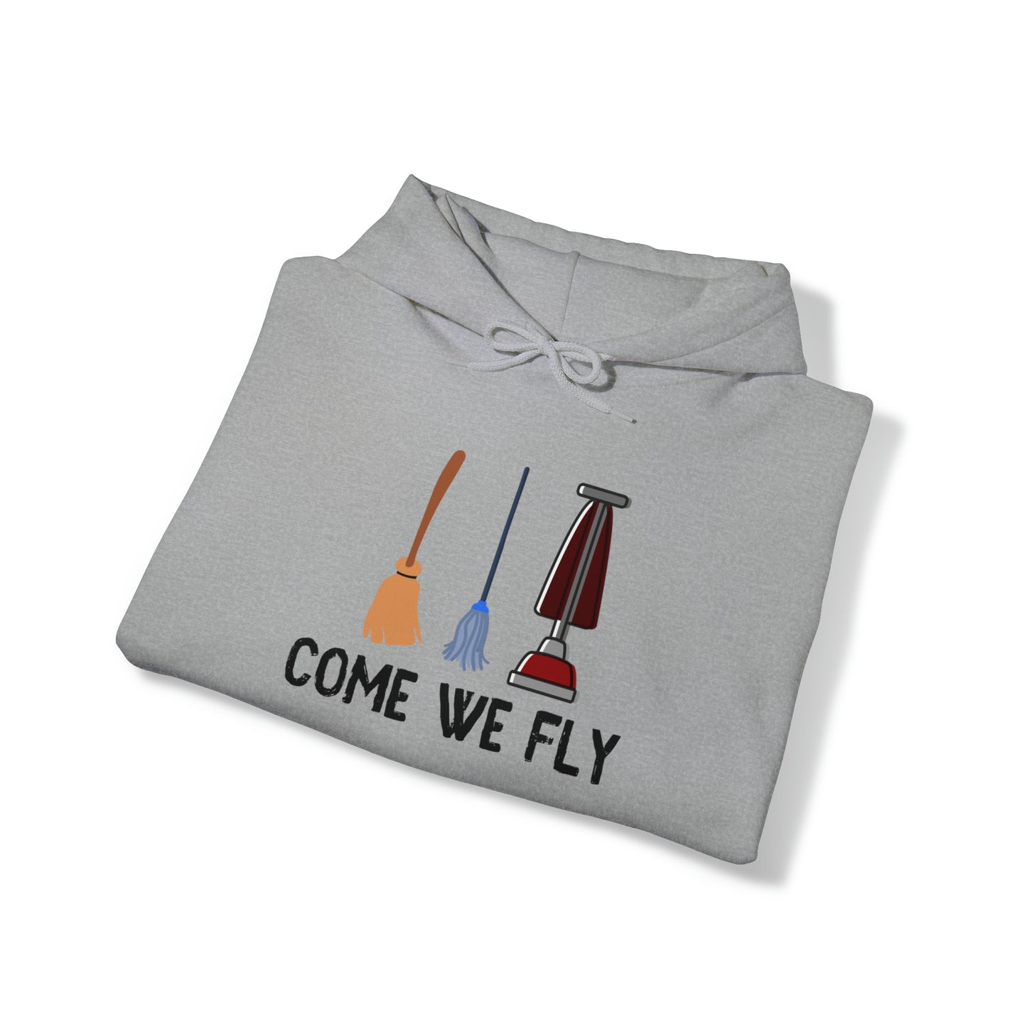 Come We Fly this Halloween Unisex Soft Hooded Sweatshirt | Scary Good Style