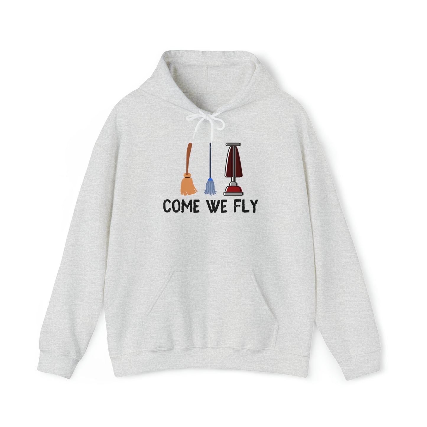 Come We Fly this Halloween Unisex Soft Hooded Sweatshirt | Scary Good Style