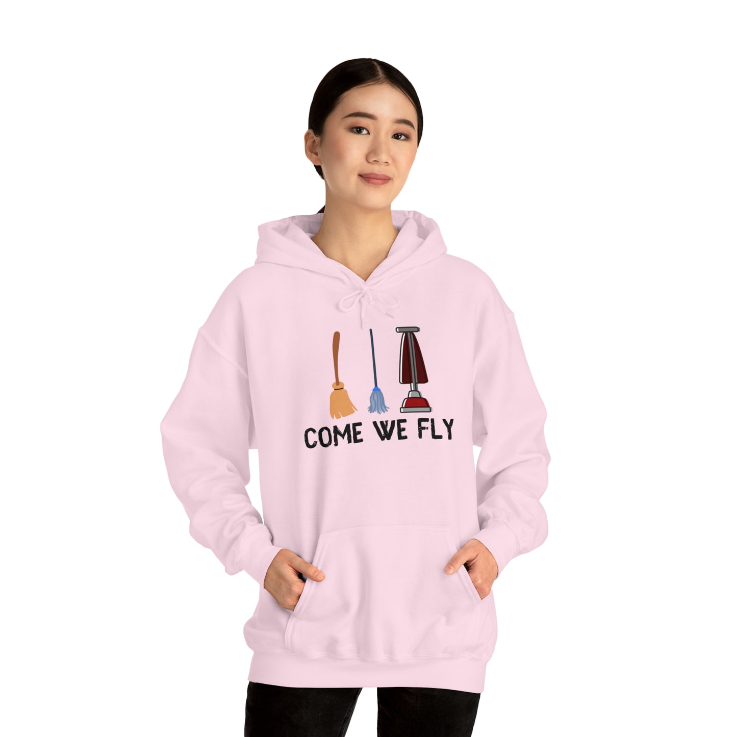 Come We Fly this Halloween Unisex Soft Hooded Sweatshirt | Scary Good Style