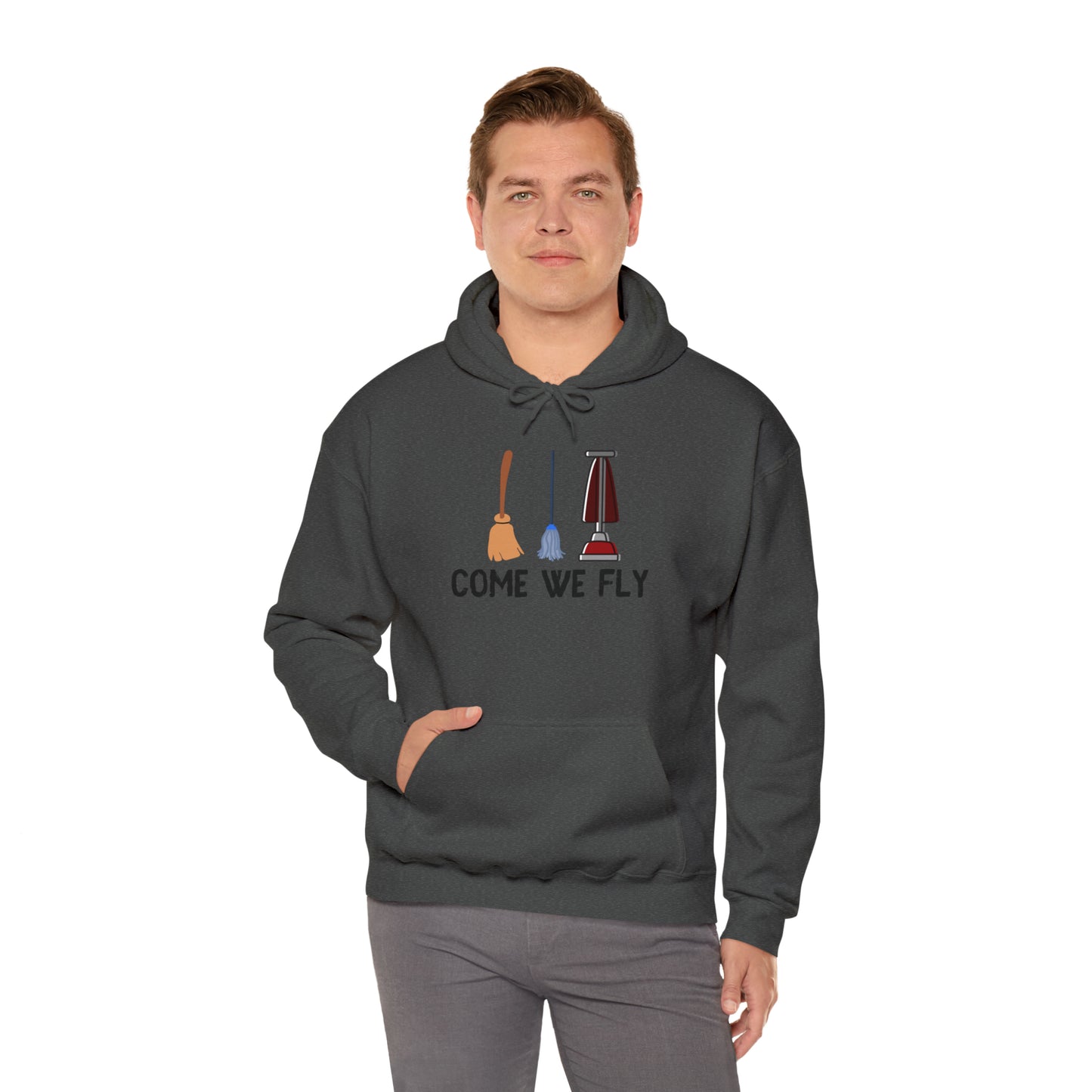 Come We Fly this Halloween Unisex Soft Hooded Sweatshirt | Scary Good Style