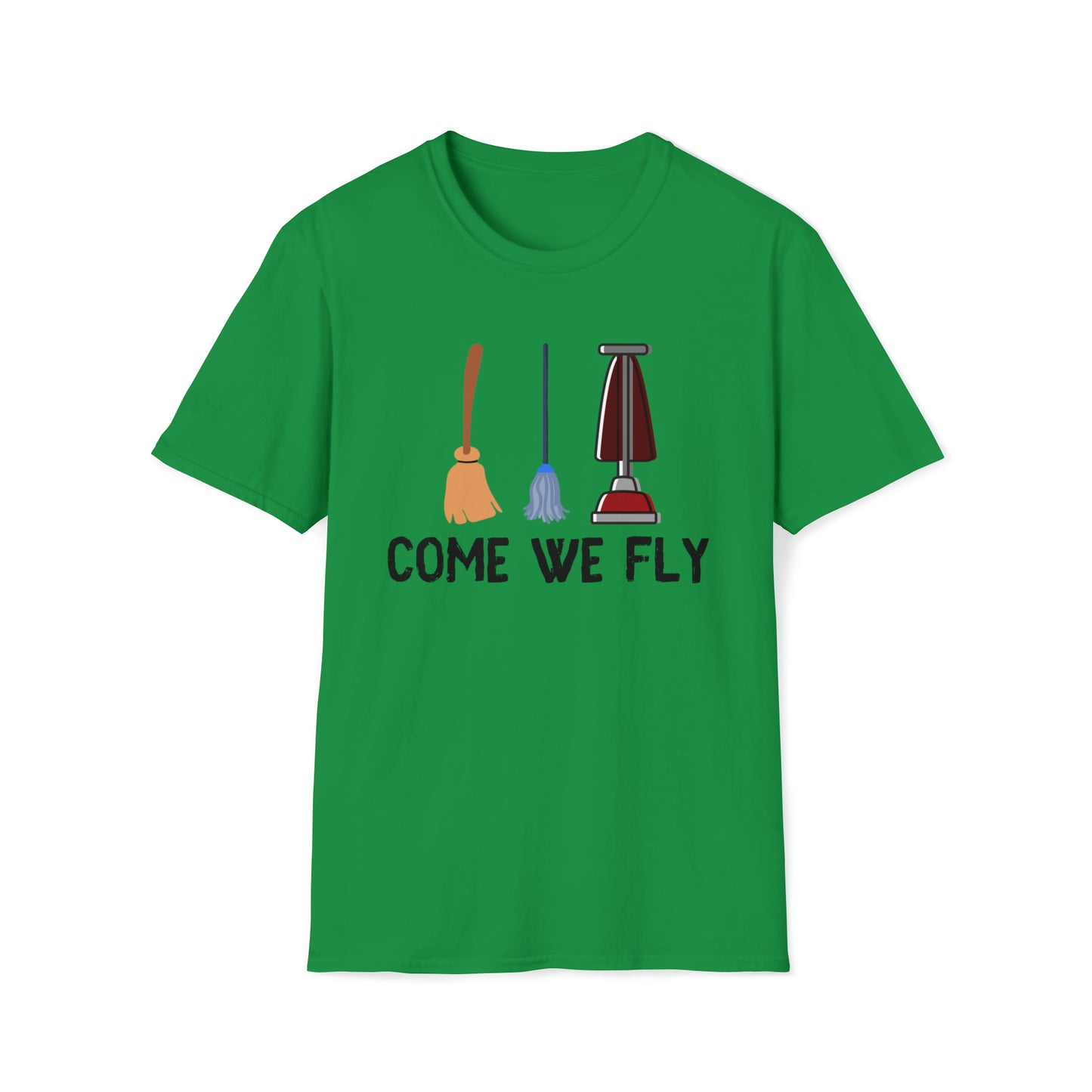 Come We Fly this Halloween Unisex Soft Tshirt | Scary Good Style