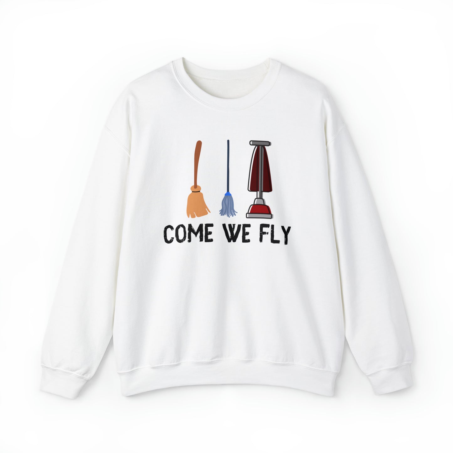 Come We Fly this Halloween Unisex Soft Crewneck Sweatshirt | Scary Good Style