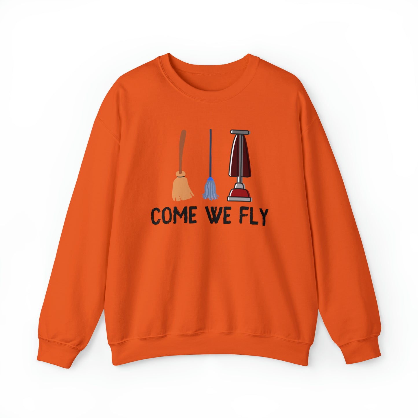 Come We Fly this Halloween Unisex Soft Crewneck Sweatshirt | Scary Good Style