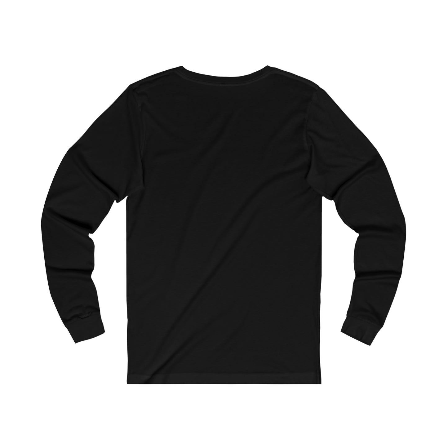 Rugged Rose: Men's Classic Crewneck with Floral Touch Long sleeve Tee