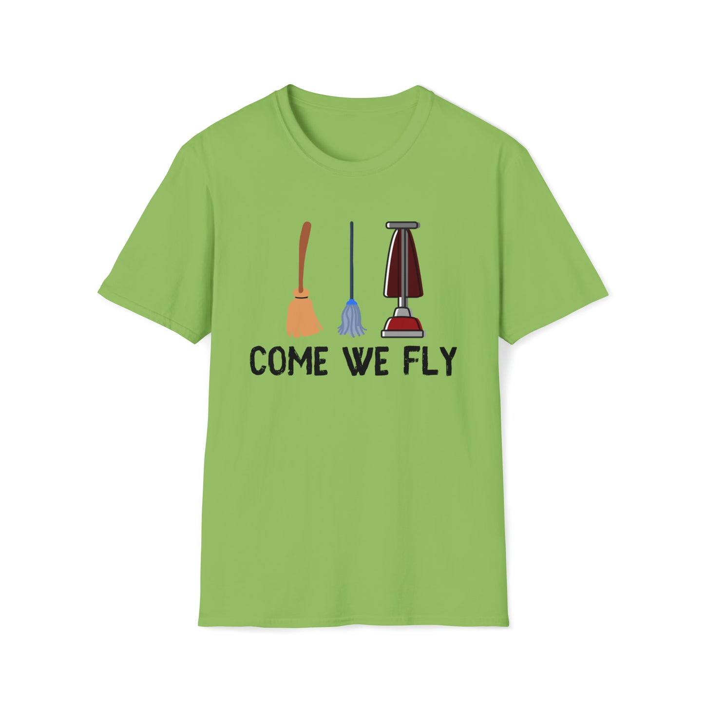 Come We Fly this Halloween Unisex Soft Tshirt | Scary Good Style