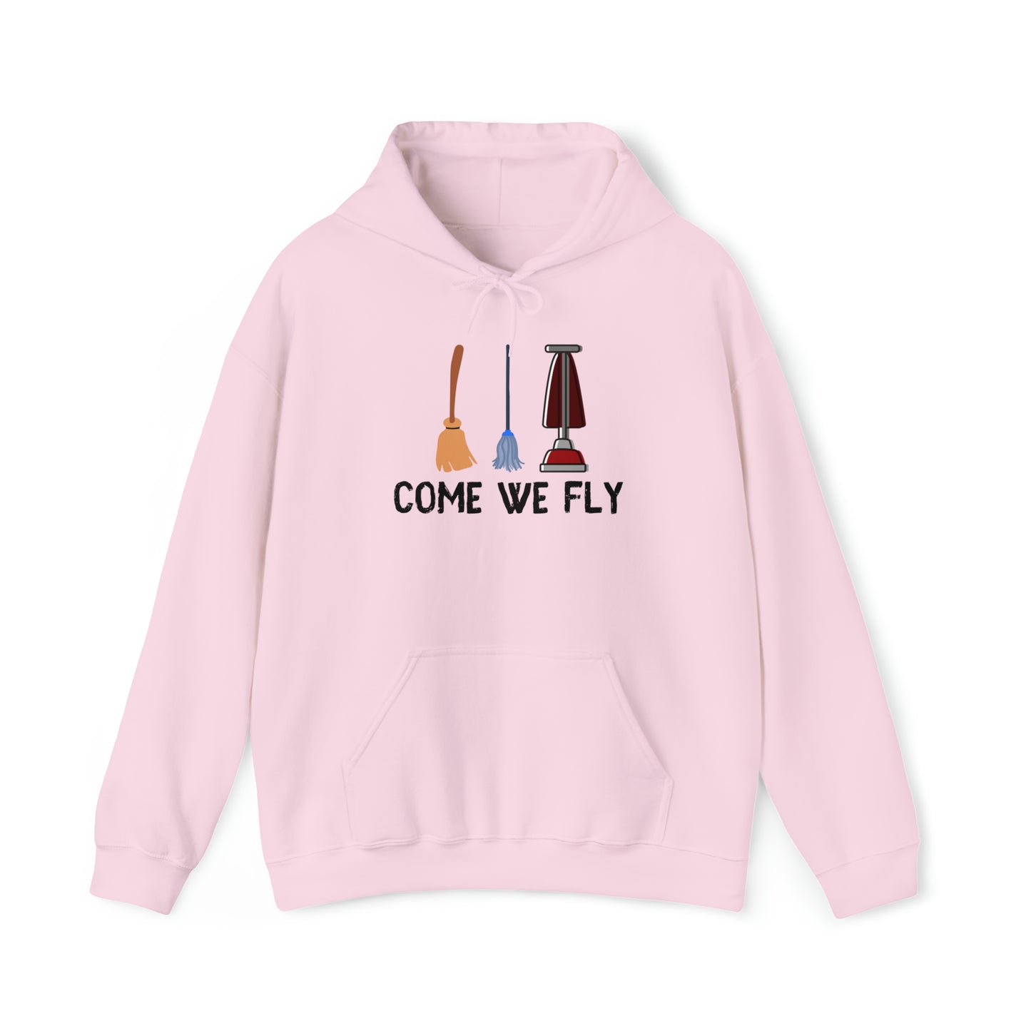 Come We Fly this Halloween Unisex Soft Hooded Sweatshirt | Scary Good Style