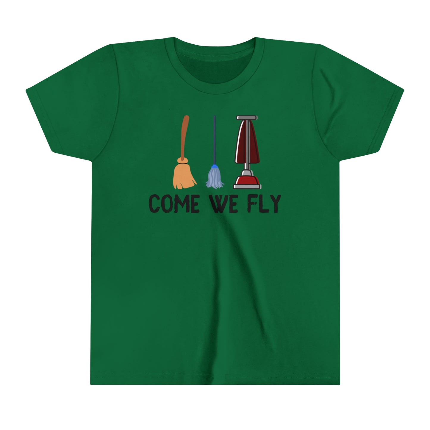 Come We Fly this Halloween Unisex Soft Kids Tshirt | Scary Good Style