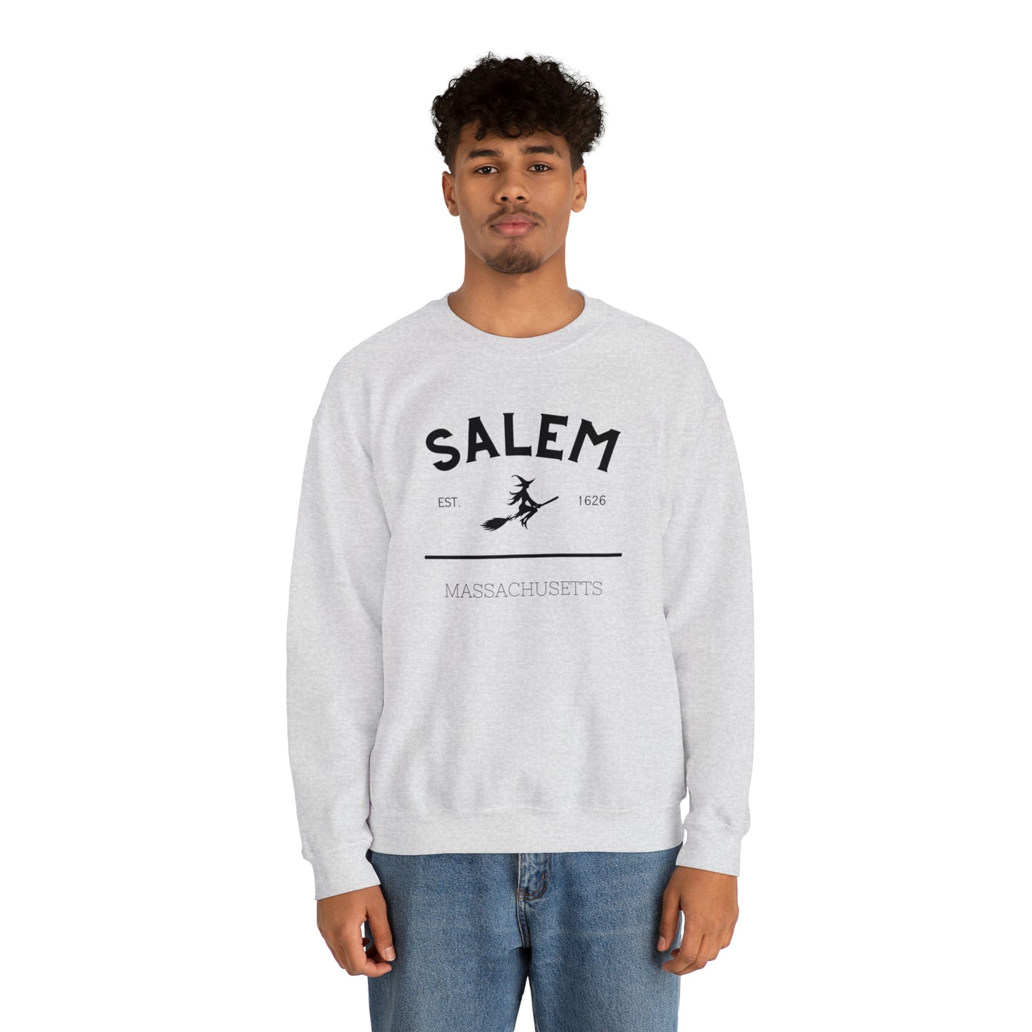 Cozy up with this enchanting Salem Mass Witch Sweatshirt - a must-have for supernatural enthusiasts!