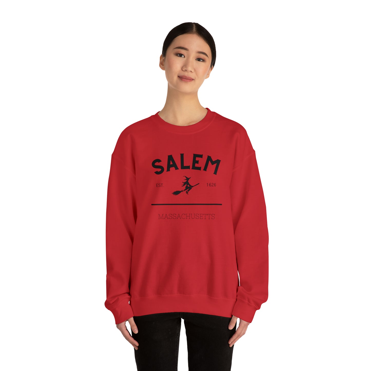 Cozy up with this enchanting Salem Mass Witch Sweatshirt - a must-have for supernatural enthusiasts!