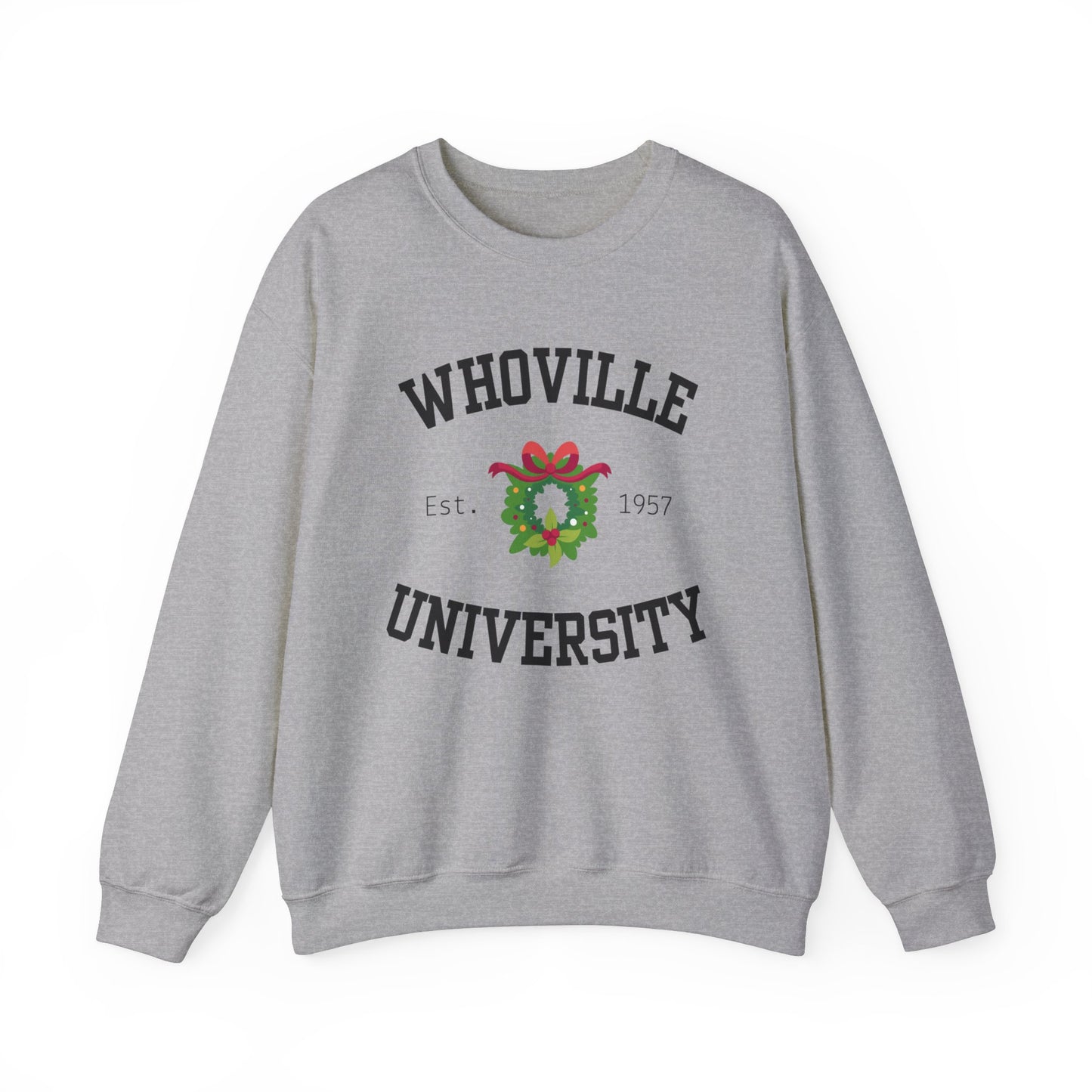 Stay Warm in Whoville - Grinch Crewneck Sweatshirt for Holiday Season