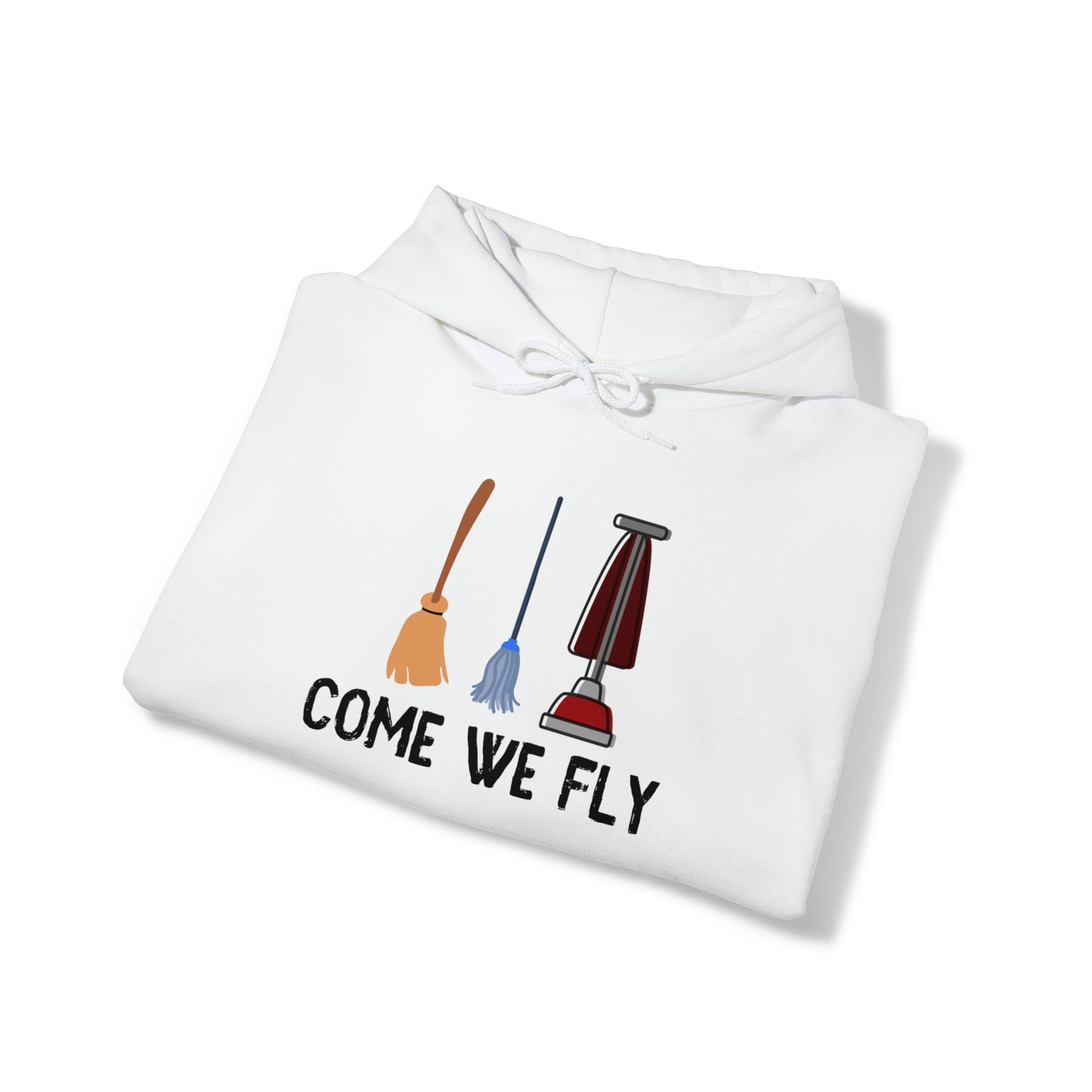 Come We Fly this Halloween Unisex Soft Hooded Sweatshirt | Scary Good Style