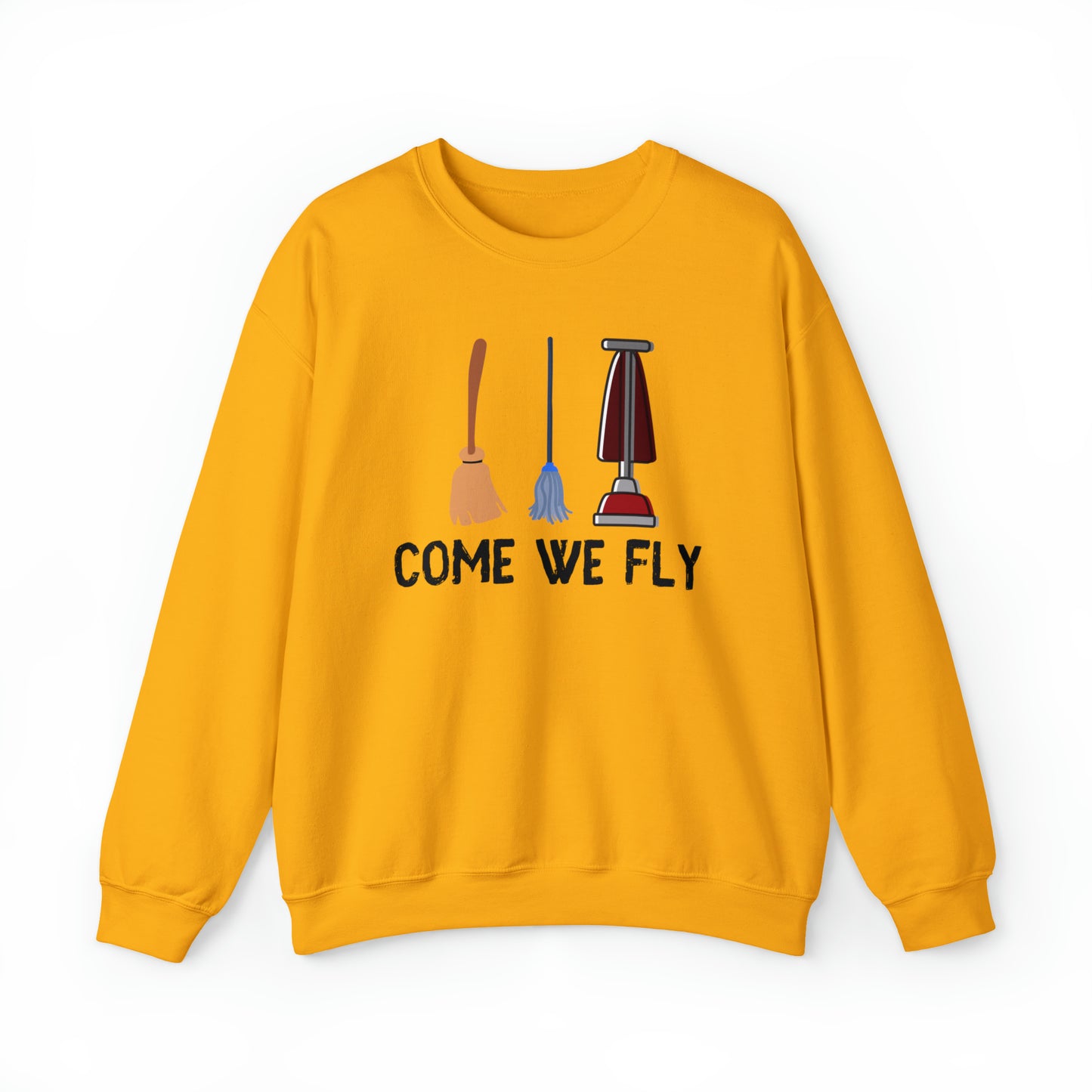 Come We Fly this Halloween Unisex Soft Crewneck Sweatshirt | Scary Good Style