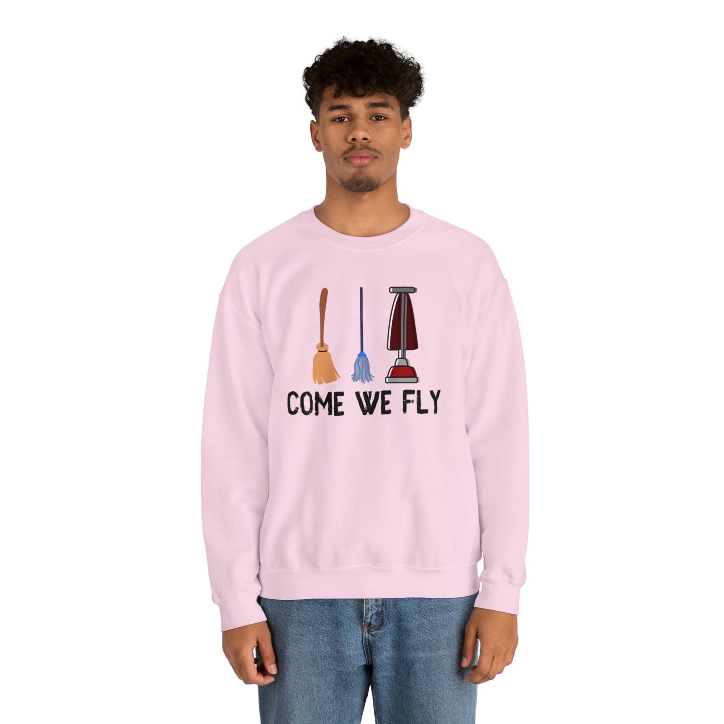 Come We Fly this Halloween Unisex Soft Crewneck Sweatshirt | Scary Good Style