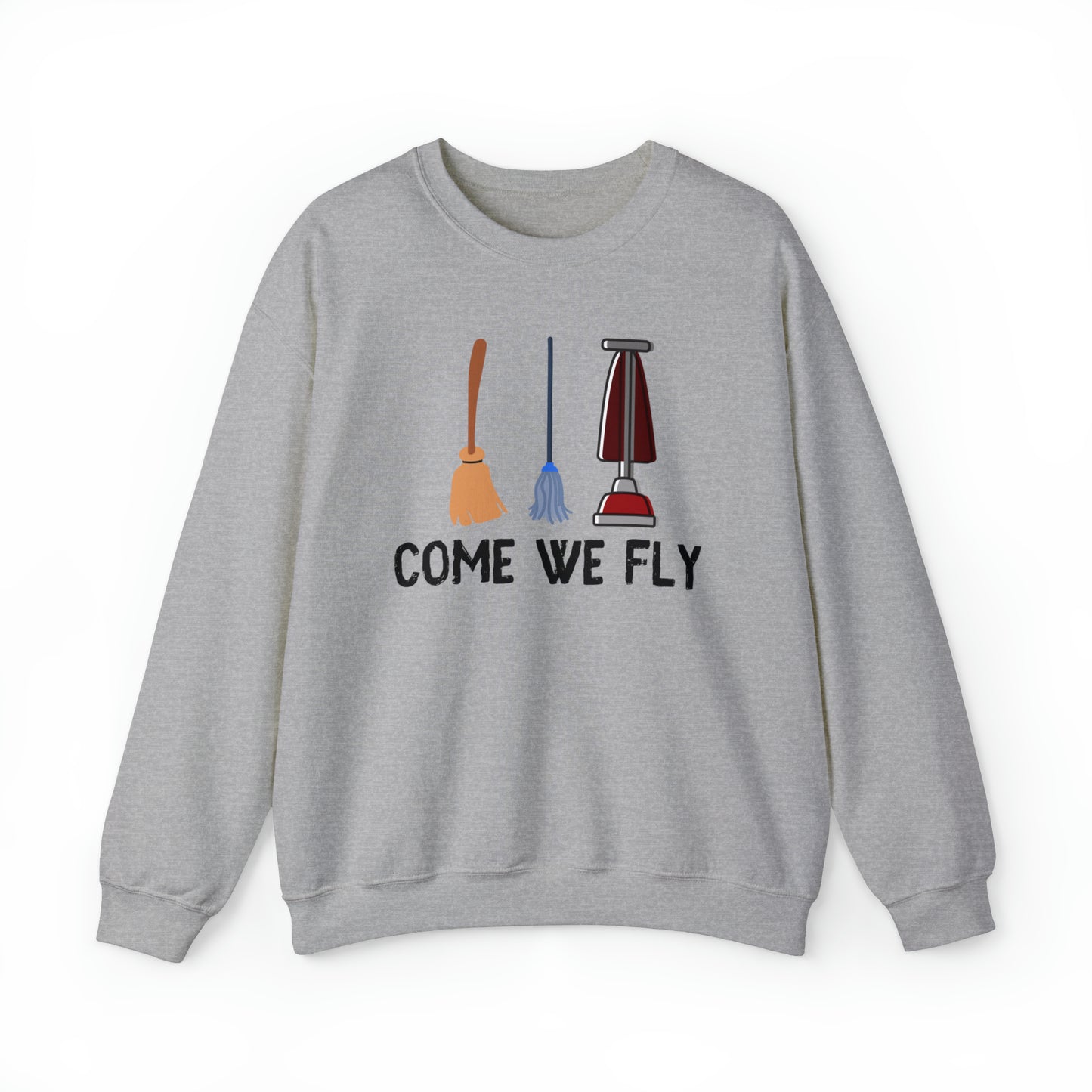 Come We Fly this Halloween Unisex Soft Crewneck Sweatshirt | Scary Good Style