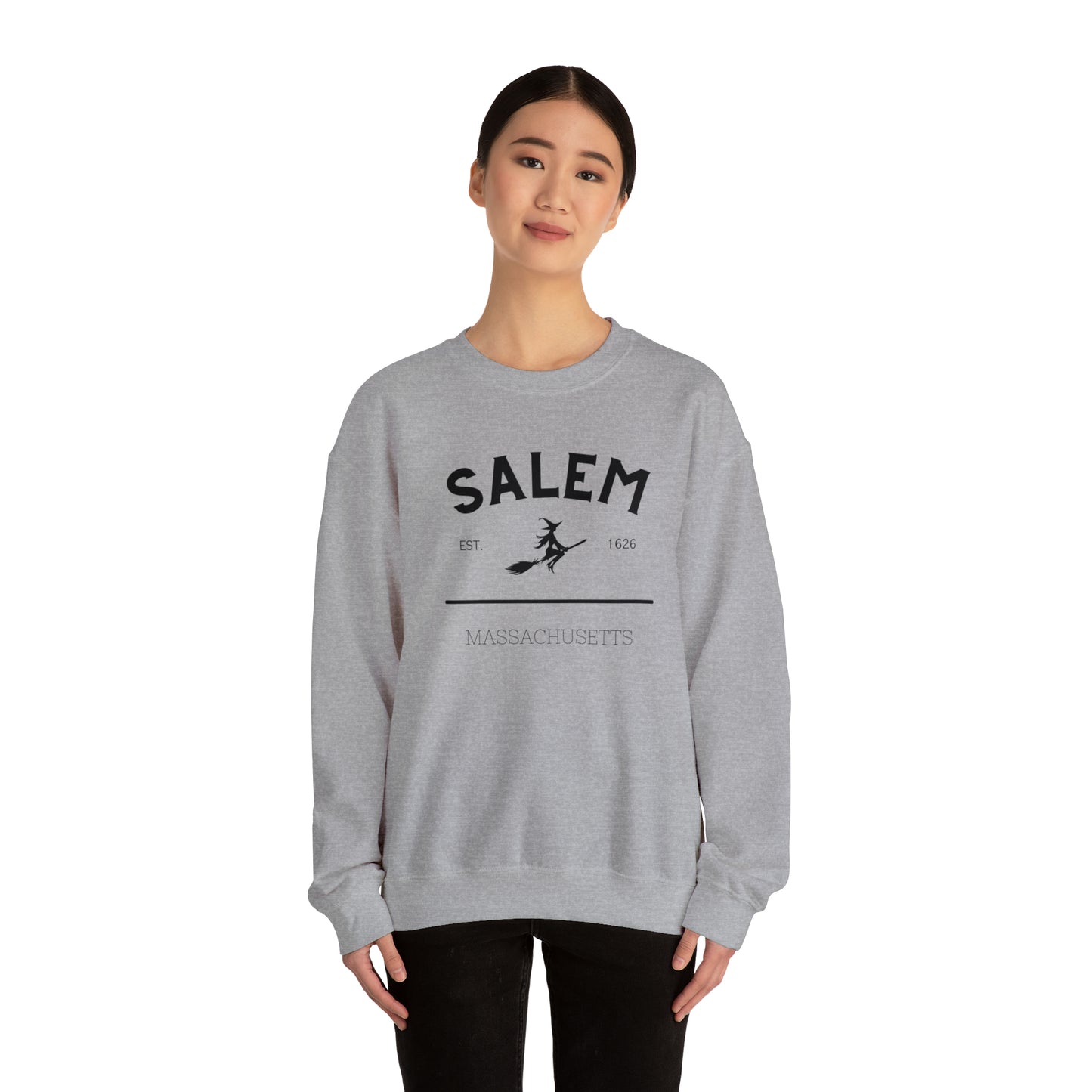 Cozy up with this enchanting Salem Mass Witch Sweatshirt - a must-have for supernatural enthusiasts!