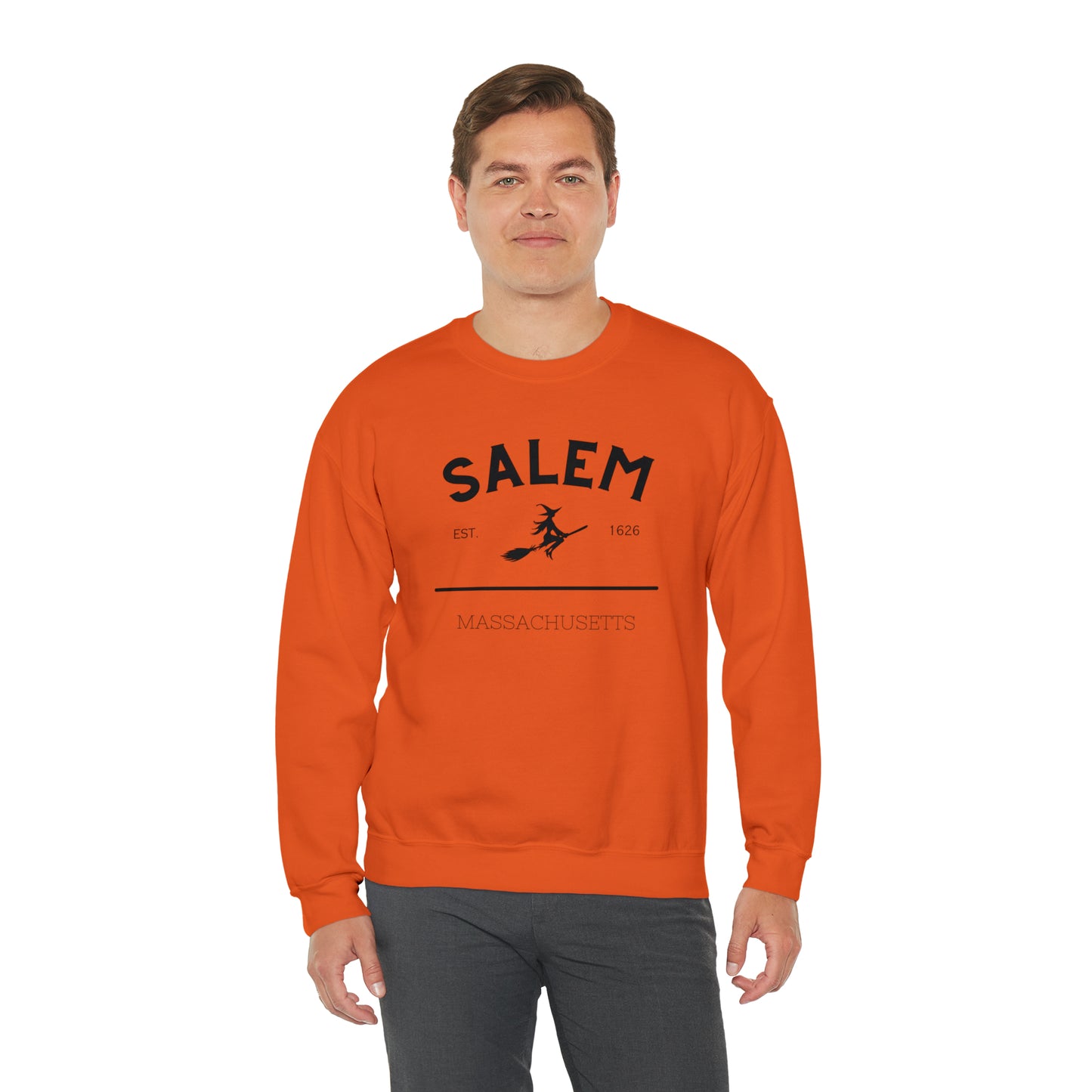 Cozy up with this enchanting Salem Mass Witch Sweatshirt - a must-have for supernatural enthusiasts!