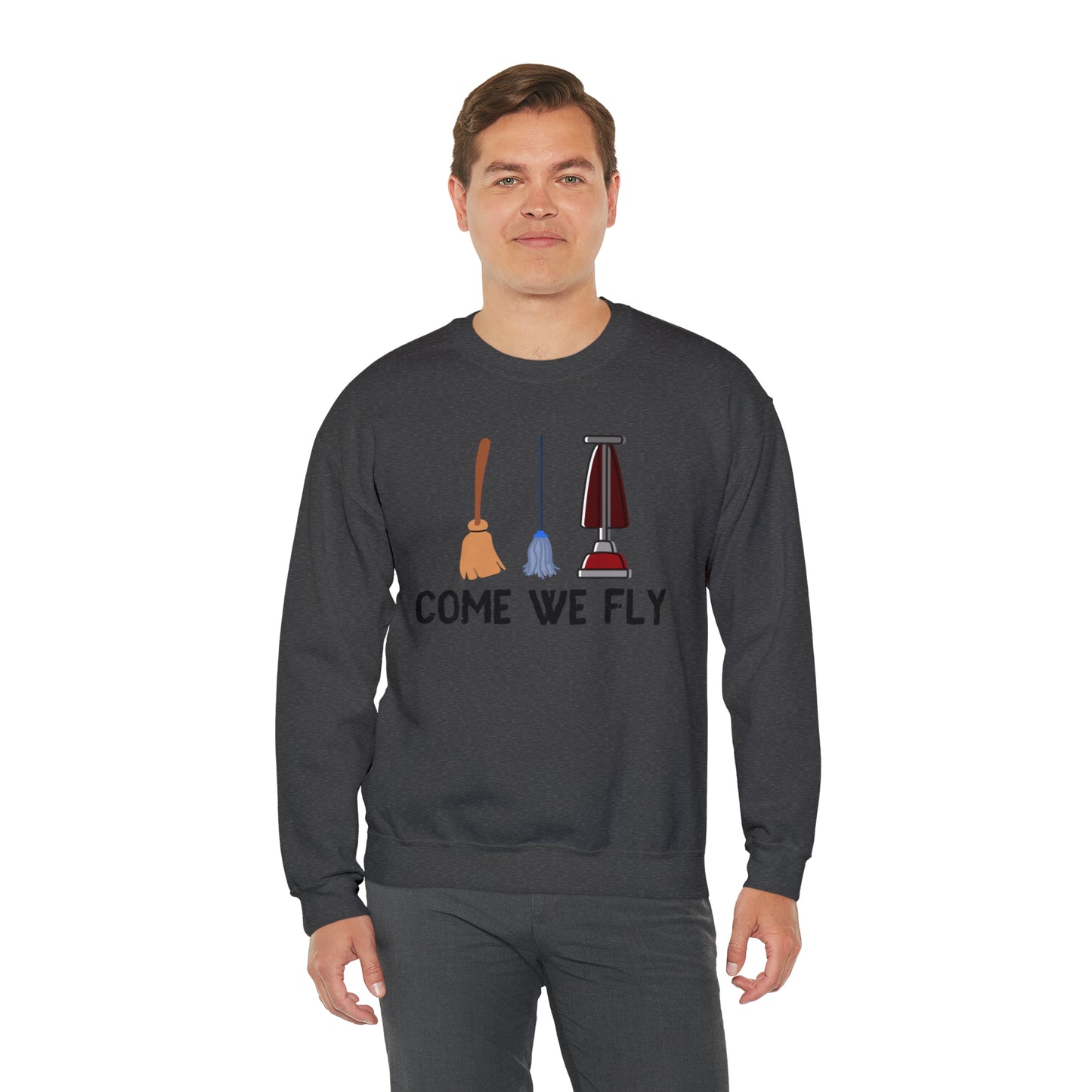 Come We Fly this Halloween Unisex Soft Crewneck Sweatshirt | Scary Good Style