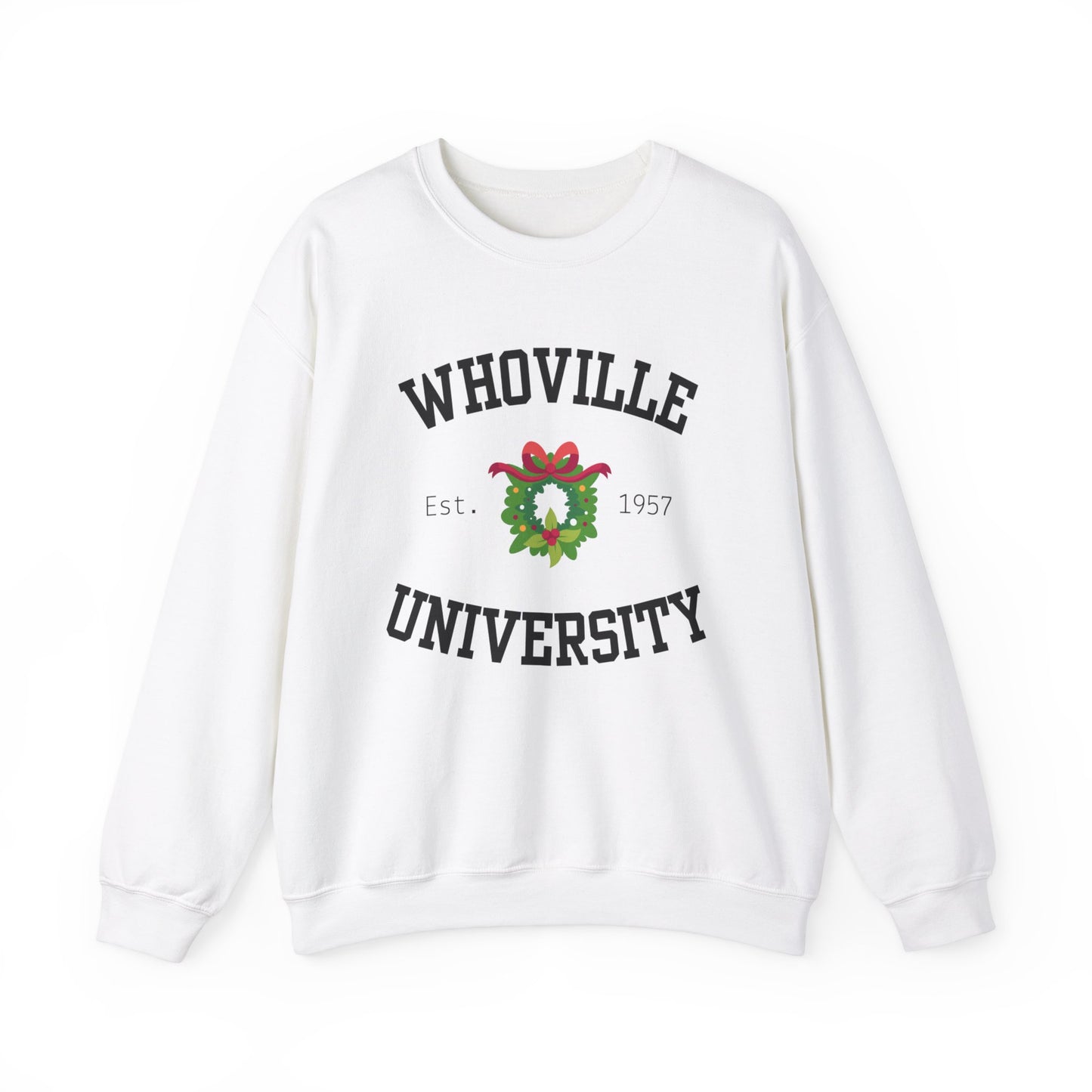 Stay Warm in Whoville - Grinch Crewneck Sweatshirt for Holiday Season